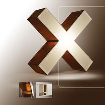 design wooden floor lamp X by Ozone Leos Cr&eacute;ations