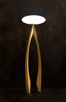 design wooden floor lamp STAND UP (FLOOR) Wood & Light by Omar Sherzad