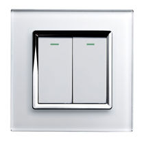 double light switch (glass finishing) RTS2005 retrotouch