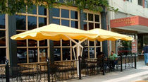 double offset patio umbrella  Shade Systems