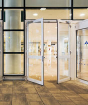 double-swing door for commercial buildings MILLENNIUM PLUS RPT Cortizo