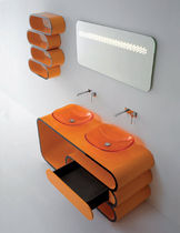 double washbasin cabinet ONDA BANDINI RUBINETTERIE