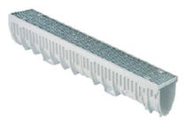 drain channel with grating for public spaces MEARIN 100 PLUS MEA group