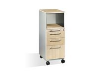 drawer pedestal with casters C3000 ASISTO DESSERTE C+P Moebelsysteme