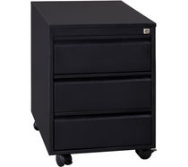 drawer pedestal with casters GOOSENECK HANDLE GURKAN