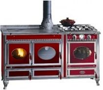 dual fuel range cooker/boiler (wood burning, gas, electric) CASCINA 160LGE J. Corradi