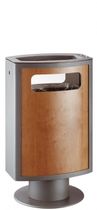 dust-bin for public spaces with integreted ashtray CITY Lago