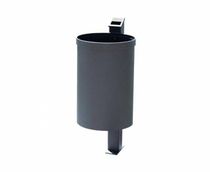 dust-bin for public spaces with integreted ashtray ECN2 - 3A ANTHRACITE Grupo Amop Synergies