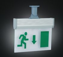 emergency light with exit sign STILY EMERGENCY FIXTURES Gecem Aydinlatma San. Tic. Sti.