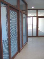 enameled patterned tempered glass panel  Miroiterie RIGHETTI