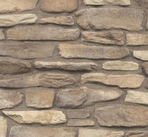 engineered stone cladding for fa&ccedil;ade BURNT OCHRE CULTURED STONE