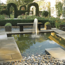 engineered stone paving tile for outdoor floors POLISHED NATURAL SANDSTONE BRADSTONE