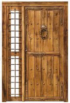 entrance door with sidelight GUADAMUR 1F Port&oacute;n Cl&aacute;sico