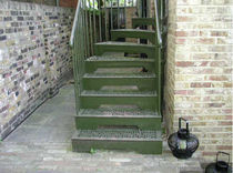 exterior circular staircase COS/62/1 Cast Spiral Stairs