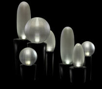exterior contemporary stone floor lamp CACTUS FORMIA-VIVARINI