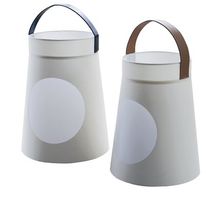 exterior contemporary stone floor lamp DAN SISK&Ocirc; DESIGN