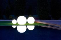 exterior contemporary stone floor lamp GLOBO OUTDOOR EVALUZ