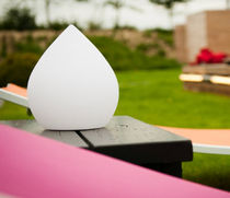 exterior contemporary stone floor lamp CONE Imagilights