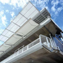exterior roller blind TENSIONED FABRIC SYSTEMS Levolux