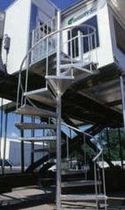 exterior spiral staircase (metal frame and steps) 72 HDKD STAIRWAYS inc