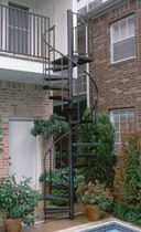 exterior spiral staircase (metal frame and steps) 48 SKD STAIRWAYS inc