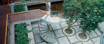 exterior spiral staircase for commercial buildings by Aukett Associates Hubbard
