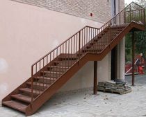 exterior straight staircase FYN essegi scale