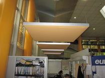 fabric covered acoustic ceiling tile CAPTEUR ACOUSTISSIMO&reg; CAT-AL DECIBEL FRANCE