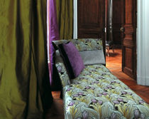 fabric for upholstery in cotton TULIPE  VEREL DE BELVAL