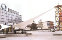 fabric shelter for public spaces  Teloni ABITI