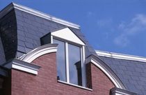 fiber-cement roofing (slate imitation) KERGOAT Eternit