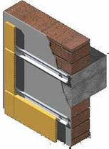 fixing system for clay facade cladding (SAR) FAVETON