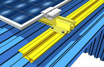 fixing system for photovoltaic laminate (for roofing) SHED PLUS Alubel