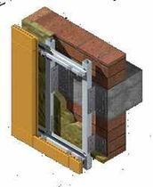 fixing system for ventilated facade VERTICAL (S.A.V) FAVETON