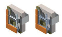 fixing system for ventilated facade SAC FAVETON
