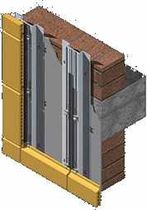fixing system for clay facade cladding OMEGA (S.A.O) FAVETON