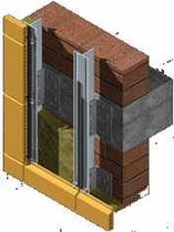 fixing system for ventilated facade HORIZONTAL (S.A.H) FAVETON