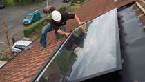 flat-plate solar thermal collector IN-ROOF FERROLI