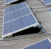 flat roof PV mounting system TOUCH FIX abakus solar AG