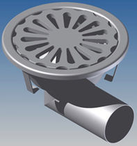 floor drain SERIES 300 mm: C30100EPZ Caggiati Maurizio Srl