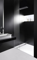 floor level shower tray with channel drain ZERMATT Repabad