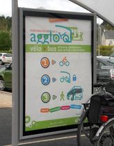 floor standing display  Abri plus