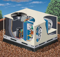 floor standing solar-electric multi-fuel boiler 15 SEER, 80% AFUE R6GF Frigidaire, Division of NORDYNE