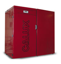 floor standing wood pellet boiler SINTESI 34 KW Calux Srl