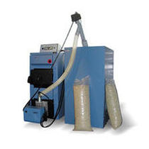 floor standing wood pellet boiler with pellet storage NOVA CK P Saint Roch