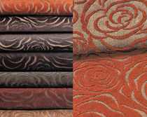 flower fabric CHENILLES : ROSAE ROSAM  CREATIONS METAPHORES