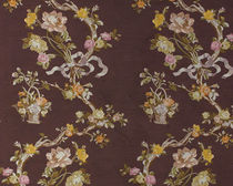 flower lampas fabric MARIE ANTOINETTE  CREATIONS METAPHORES