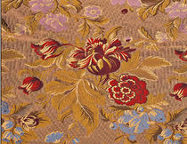 flower lampas fabric CHENONCEAU CREATIONS METAPHORES