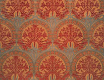 flower lampas fabric SILENES VEREL DE BELVAL