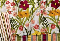 flower silk fabric RAINBOW SURCANAPE